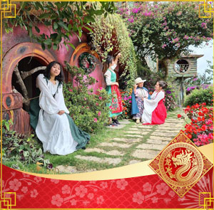Du lịch Đà Lạt Tết Âm lịch - QUÊ Garden - Đồi Chè Cầu Đất - Fairytale Land từ Sài Gòn 2025