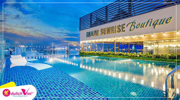 Combo Du lịch Đà Nẵng Khách sạn 4 Sao Grand Ocean Luxury Boutique Hotel từ Sài Gòn giá tốt 2025