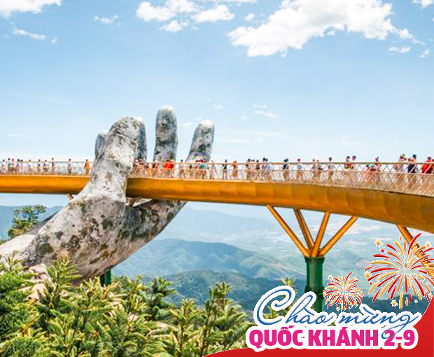 Du lịch Lễ 2/9 - Tour Du lịch Đà Nẵng - Huế - Động Thiên Đường từ Sài Gòn 2025