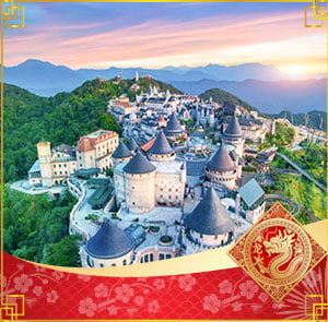 Du lịch Đà Nẵng Tết Âm lịch - Huế - Làng Hương Thuỷ Xuân - Động Thiên Đường 5 ngày từ Sài Gòn 2025