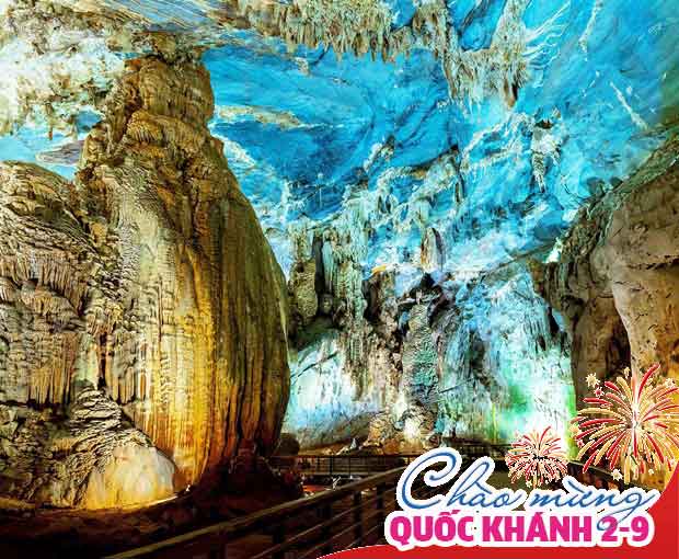 Du lịch miền Trung Lễ 2/9 - Đà Nẵng - Huế - Động Thiên Đường 4 ngày từ Sài Gòn 2025