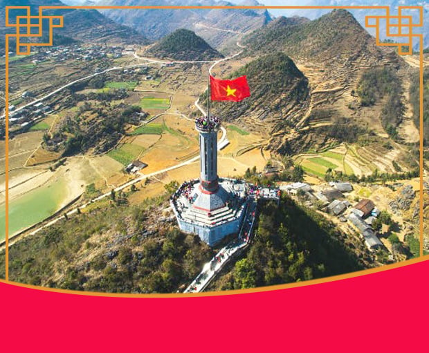 Du lịch Tết Âm lịch Miền Bắc - Hà Giang - Lũng Cú - Đền Hùng 5 ngày từ Sài Gòn 2025