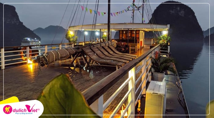 Du lịch Trải Nghiệm 2N1Đ Du thuyền Vịnh Hạ Long Le Journey 4 sao tư Sài Gòn 2025