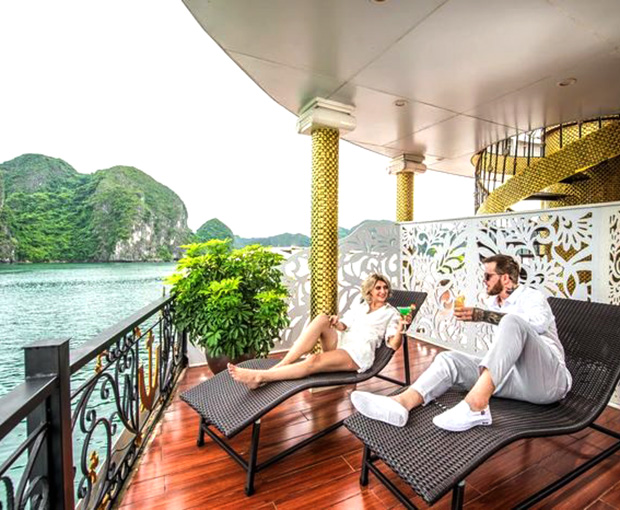 Du lịch Miền Bắc Hà Nội - Aquamarine Du Thuyền Ngủ Đêm 3 ngày từ Hà Nội