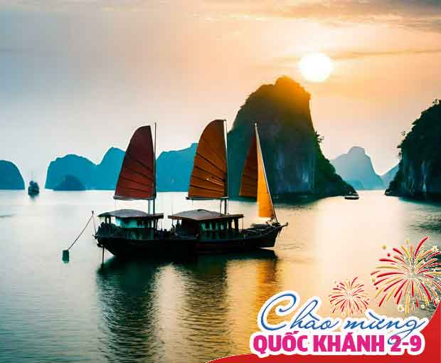 Du lịch Lễ 2/9 - Hà Nội - Bảo Tàng Quân Sự Việt Nam - Vịnh Hạ Long - Tràng An - Bái Đính - Ninh Bình từ Sài Gòn 2025