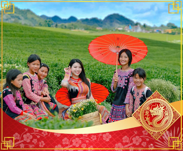 Du lịch Tây Bắc Tết Nguyên Đán - Hà Nội - Mộc Châu - Sơn La - Điện Biên bay Vietnam Airlines từ Sài Gòn 2025
