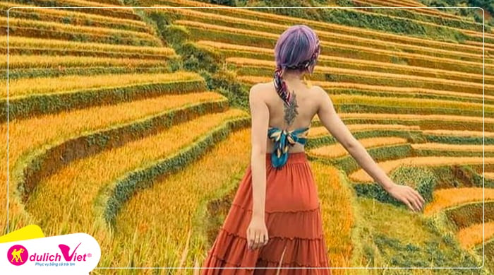 Du lịch Tây Bắc - Hà Nội - Mộc Châu - Mù Cang Chải - Sapa 6N5Đ từ Sài Gòn 2025