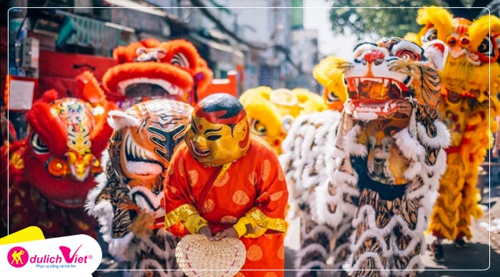 Múa Lân Rồng đặc trưng của văn hóa VN