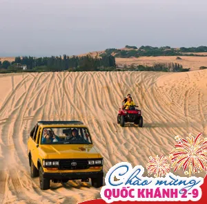 Du lịch Phan Thiết Lễ 2/9 - Cát Vàng - Mũi Né - Hòn Rơm - Jeep Tour 3 ngày từ Sài Gòn 2025