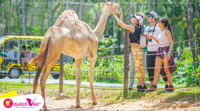 Du lịch Phú Quốc lễ 30/04 - Vinpear Land - Safari ngắm hoàng hôn tại Sunset Sanato từ Sài Gòn
