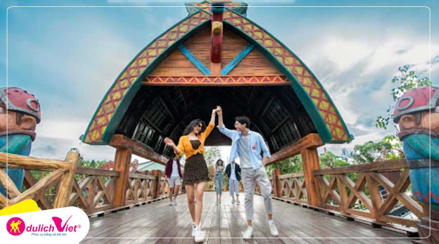 Du lịch Phú Quốc - Vinwonders - Safari - Trải Nghiệm Cáp Treo Hòn Thơm bay Vietnam Airlines