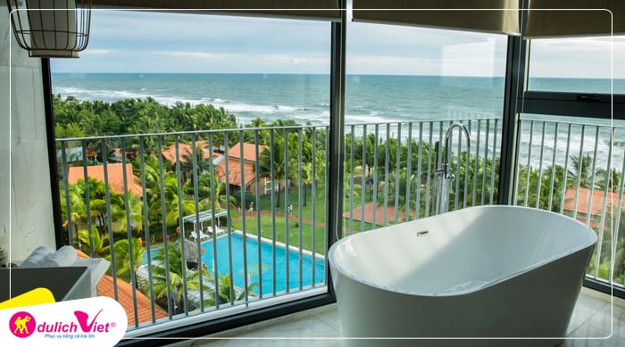 Combo du lịch Phú Quốc Khách Sạn The Palmy Tặng Tour Câu Mực