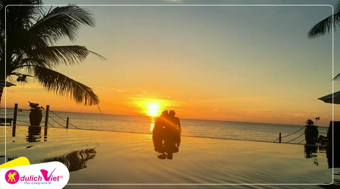 Combo du lịch Phú Quốc Khách Sạn The Palmy Tặng Tour Câu Mực