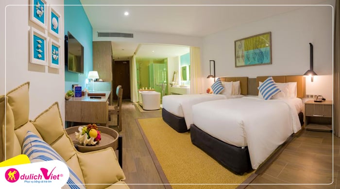 Combo du lịch Phú Quốc Khách Sạn SeaShell Tặng Tour Câu Mực