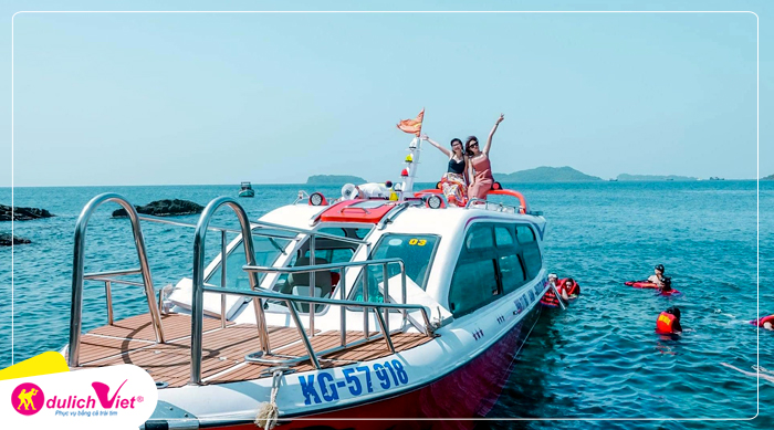 Du lịch Phú Quốc 1 ngày trải nghiệm Ca Nô 3 Đảo khởi hành từ Sài Gòn giá tốt 2025