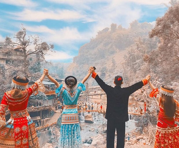 Du lịch mùa Thu - Tour Du lịch Sapa - Bản Cát Cát - Hàm Rồng - Fansipan từ Sài Gòn 2025