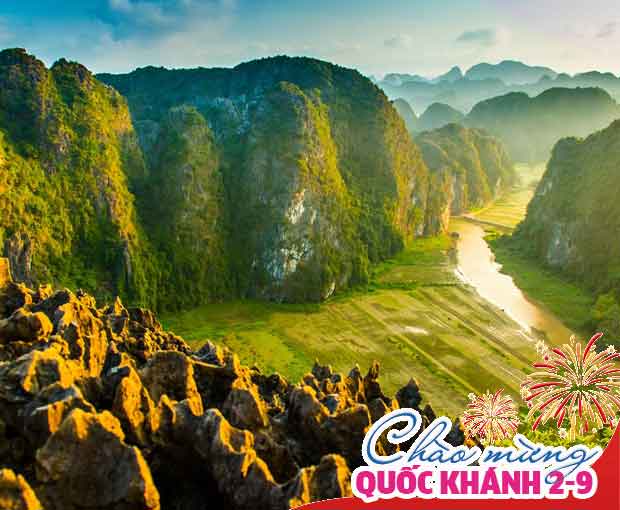Du lịch Lễ 2/9 - Tour miền Bắc - Chùa Bái Đính - KDL Tràng An - Hang Múa từ Sài Gòn 2025