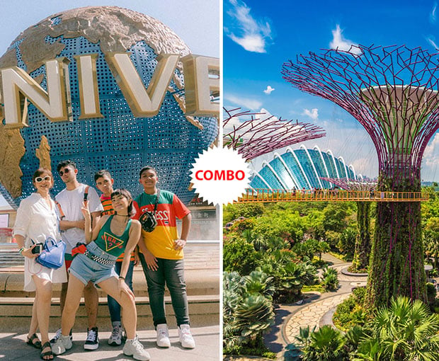 Free and Easy - Combo Universal Studios Singapore và Gardens By The Bay