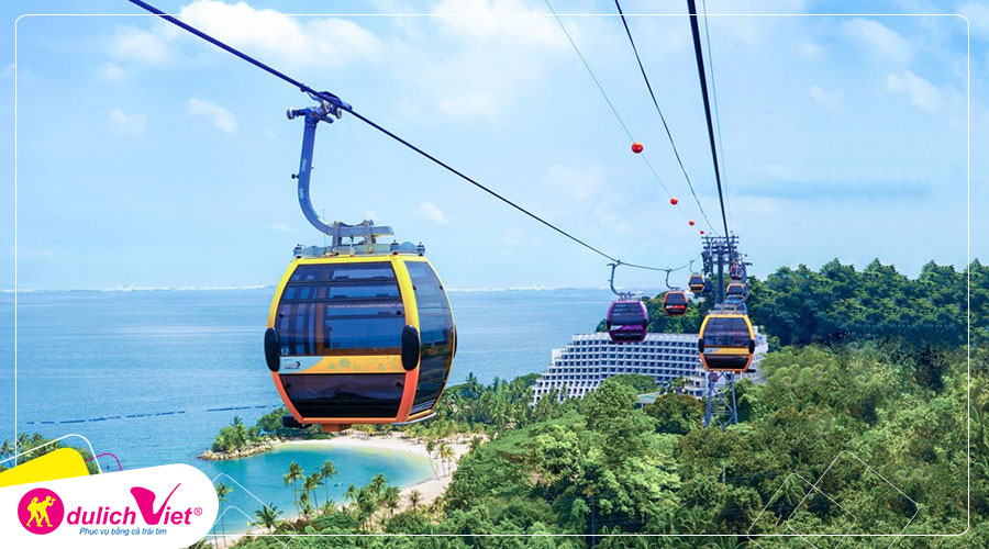 Free and Easy - Combo Sentosa Merlion + Cáp treo Singapore Cable Car Sky Pass