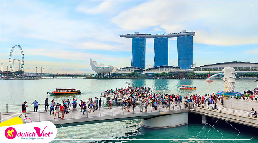 Free and Easy - Tour tham quan công viên Merlion + Vườn lan quốc gia và khu Tiểu Ấn