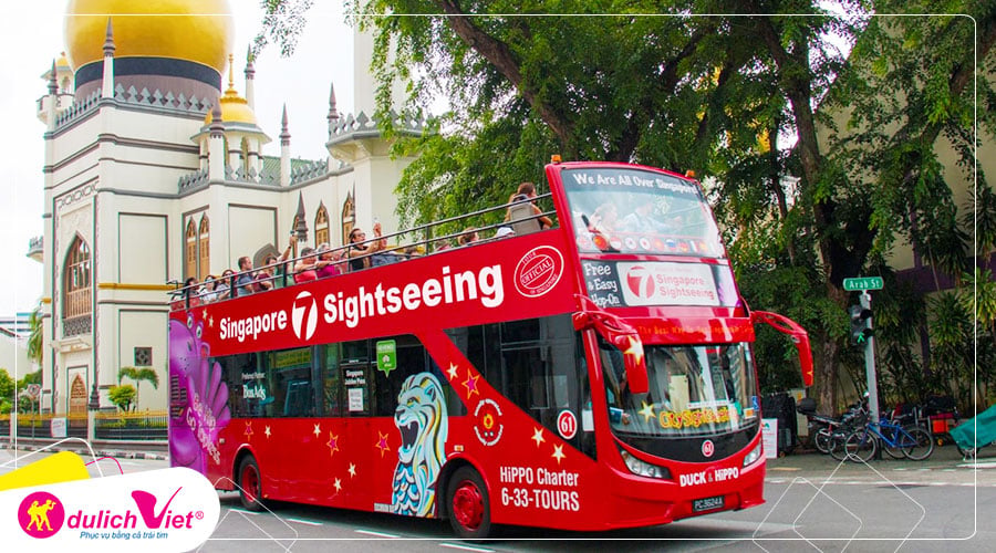 Free and Easy - Vé tham quan Singapore Hop-on Hop-off