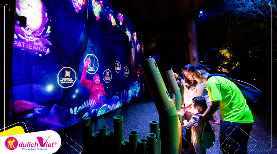 Free and Easy - Vé Rainforest Lumina tại vườn thú Singapore
