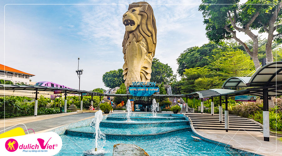 Free and Easy - Combo Sentosa Merlion + Cáp treo Singapore Cable Car Sky Pass