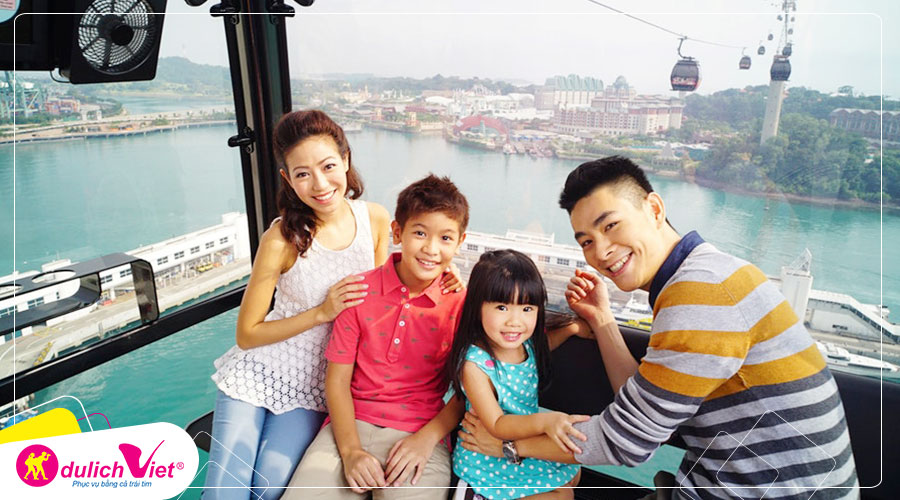 Free and Easy - Combo Sentosa Merlion + Cáp treo Singapore Cable Car Sky Pass