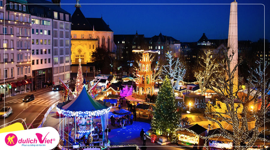 Du lịch Châu Âu - Pháp - Luxembourg - Bỉ - Hà Lan - Đức mùa Giáng Sinh từ Sài Gòn giá tốt