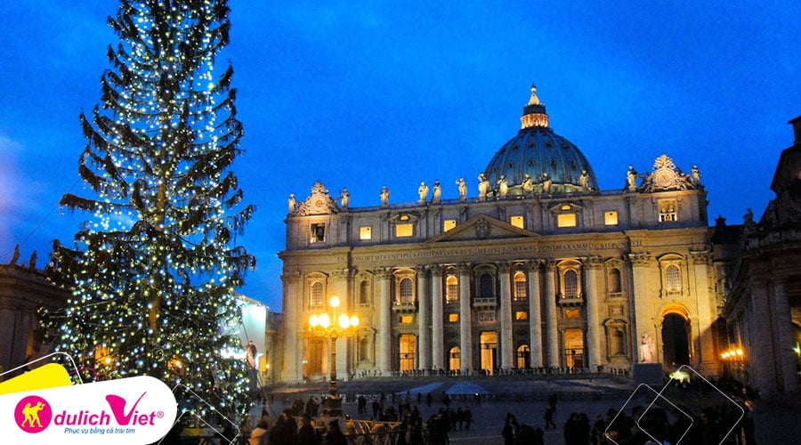 Du lịch Châu Âu mùa Đông - Pháp - Thụy Sĩ - Ý - Vatican - Monaco - Đón Giáng Sinh ở Venice từ Hà Nội
