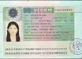THỦ TỤC CẦN THIẾT XIN VISA ĐỨC