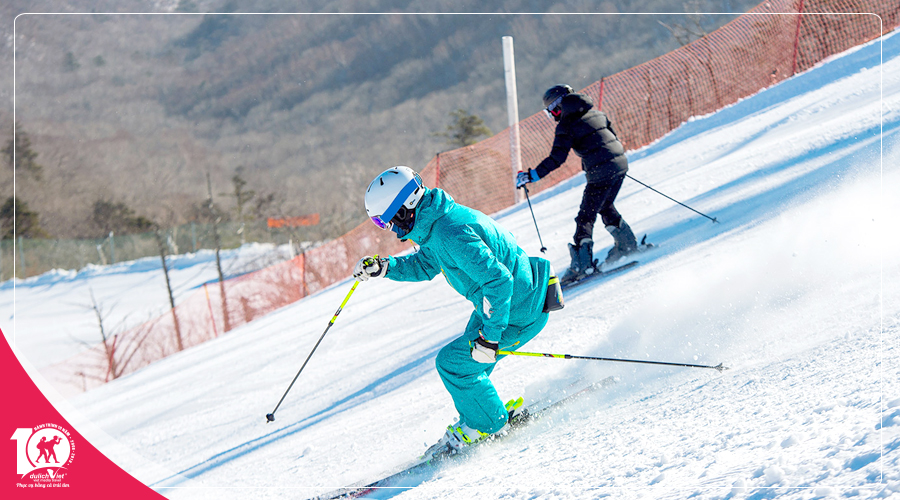 Tour Hàn Quốc mùa Đông trượt tuyết thú vị tại Elysian Ski Resort từ Sài Gòn