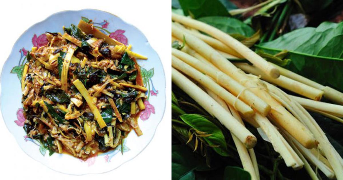 Đọt mây nướng than hoa - Món ăn ngon của người dân Bình Phước