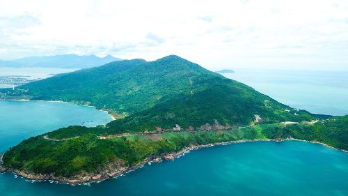 Bán đảo Sơn Trà nhìn từ trên cao