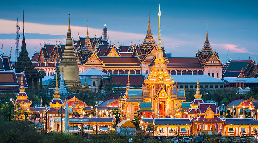 Khung cảnh nguy nga, tráng lệ của Cung điện Hoàng gia Thái Lan