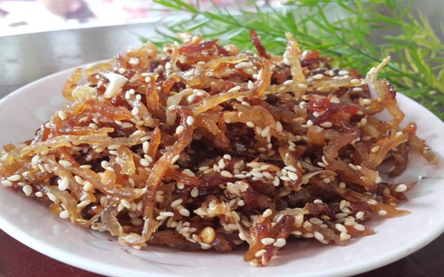 Cá bò khô rim cay nồng
