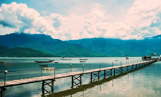 Đầm Lập An, vẻ đẹp hữu tình của thiên nhiên.