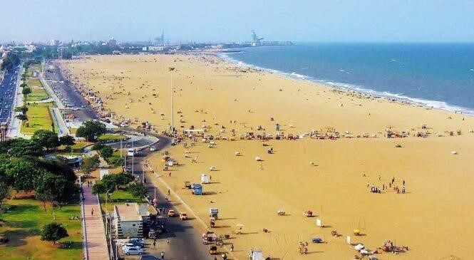 Bãi biển Marina Dubai tọa lạc tại một khu dân cư sang trọng ở Chennai