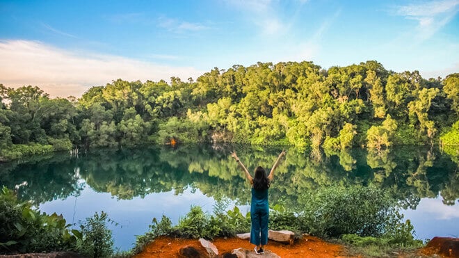 Phong cảnh Đảo Pulau Ubin ở Singapore