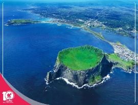Cảnh quan núi lửa hùng vĩ trên đảo Jeju