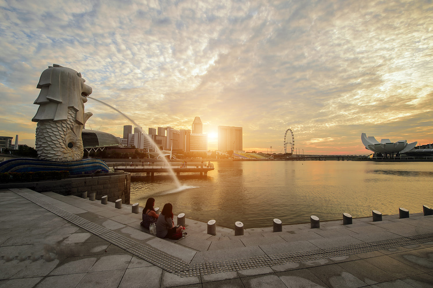 Tượng Merlion ở Singapore