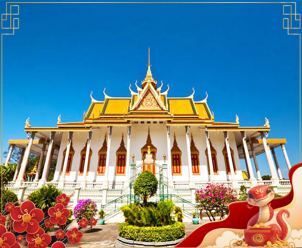 Du lịch Campuchia Tết Âm lịch - Siem Reap - Angkor - Phnompenh từ Hà Nội 2025
