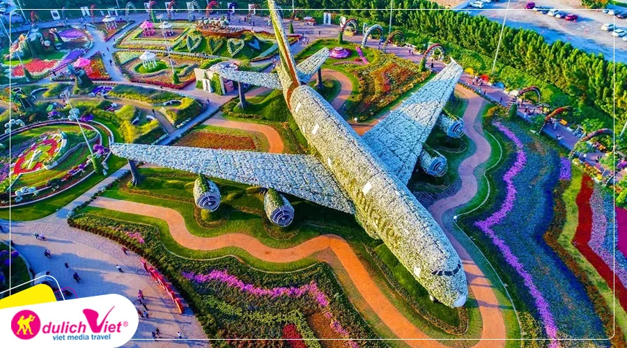 vườn hoa Miracle Garden Dubai