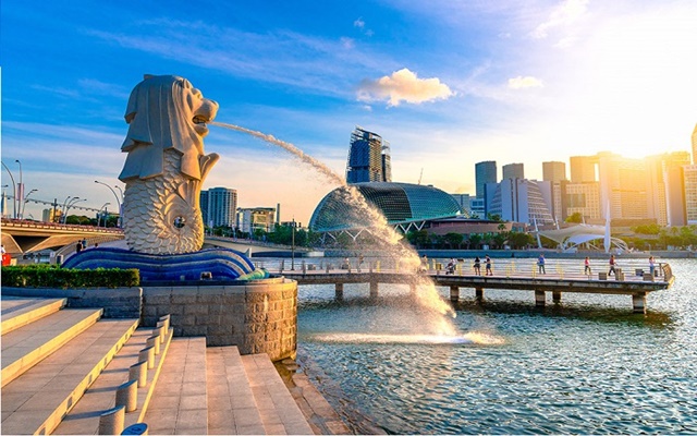 Du lịch Công viên Merlion - Singapore