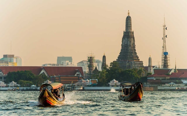 Trải nghiệm đi thuyền thăm quan sông Chao Phraya