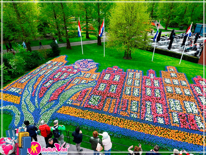 Du lịch Châu Âu Pháp - Bỉ - Hà Lan lễ hội hoa Tulip từ Sài Gòn 2025