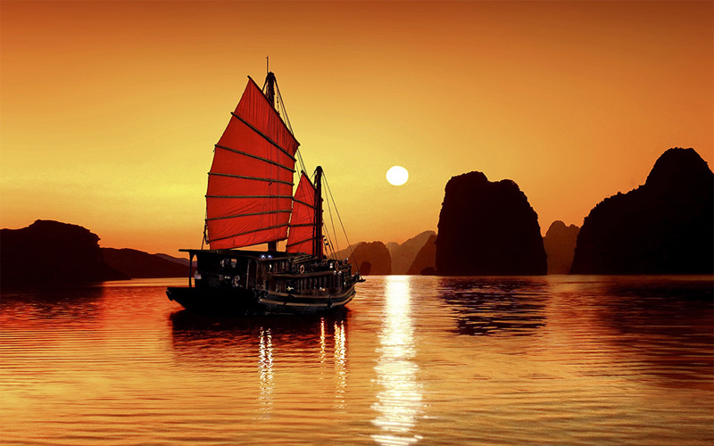 Hạ Long về chiều