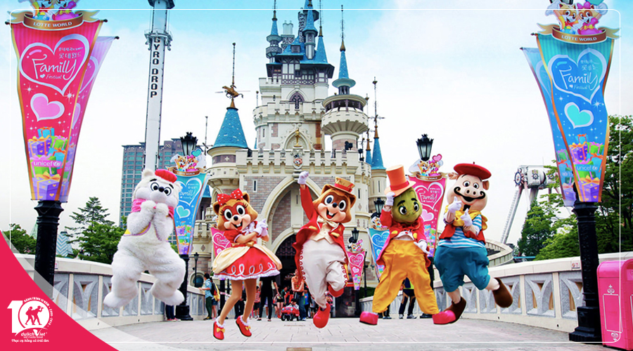 Du lịch Tết kỷ hợi 2025 Hàn Quốc Seoul - Lotte World khởi hành từ TPHCM