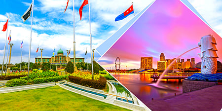 Vé máy bay du lịch Singapore - Malaysia 6 ngày 5 đêm dịp hè 2025