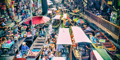 Du Lịch Thái Lan 5 ngày 4 đêm giá tốt đi chợ nổi Damnoen Saduak